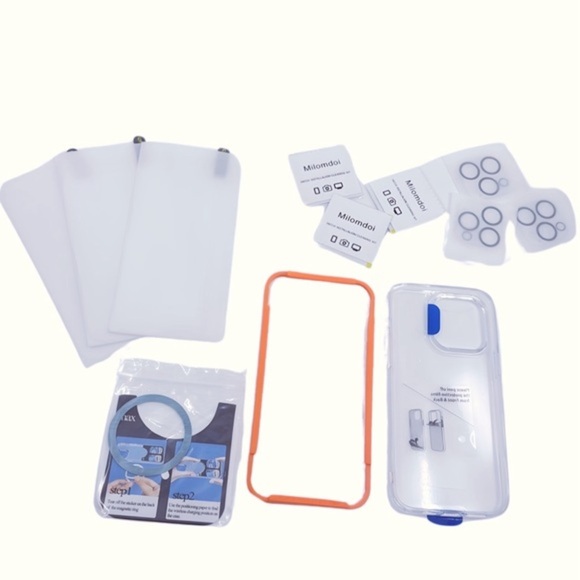 iPhone 14 Pro Max: Clear Case W Screen Protectors, Camera‎ Lens Covers & MagSafe - Picture 6 of 7